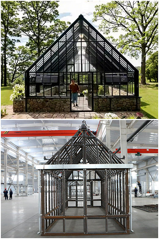 Estudio de caso: Un invernadero de vidrio y acero lleno de luz para el jardinero moderno